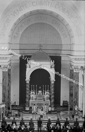 ST PETER & PAULS SANCTUARY & GUARD OF HONOUR DURING HOLY HOUR & BENEDICTION